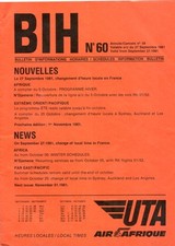 Horaire timetable bih d'occasion  Fonsorbes