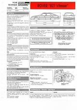 827 vitesse fiche d'occasion  France