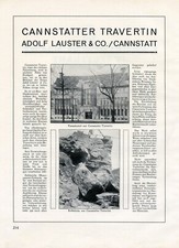Cannstatter travertin reklame gebraucht kaufen  Waldburg