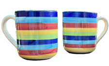 Ceramic ra1nbow stripes for sale  Great Neck