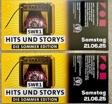 Tickets swr1 hits gebraucht kaufen  Dernau