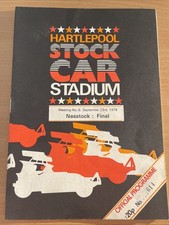 Stock car programme for sale  BURTON-ON-TRENT