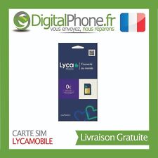 Cartes sim lycamobile d'occasion  Caen