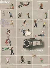 Advertising sony new d'occasion  Expédié en Belgium