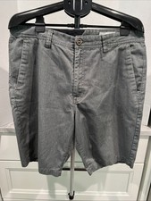 Shorts Volcom True To This Masculino Tamanho 36 Cinza Frente Plana Bermuda Skatista, usado comprar usado  Enviando para Brazil