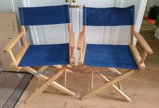 Blue director chair for sale  HALIFAX