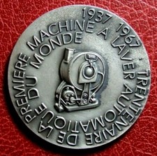 Art Déco Primer Lavadora Máquina En el Mundo 1937 Bendix Plateado Medalla comprar usado  Enviando para Brazil