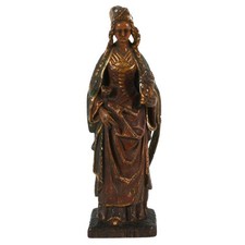 Medieval wooden figure for sale  Mc Leansville