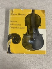 Meister Italienischer Geigenbaukunst Walter Hamma Italian Violin Makers 1964, usado comprar usado  Enviando para Brazil