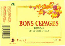 Etiquette vin bons d'occasion  Nogent