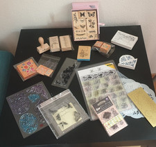 Bastelkonvolut stamps stempel gebraucht kaufen  Mylau