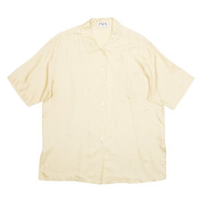 Chemise imprimée beige d'occasion  Expédié en France
