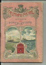 Calendario postale 1904 usato  Piombino