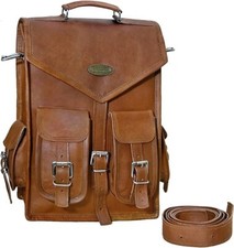 Vintage backpack leather for sale  RUGBY