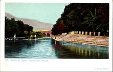 Cartão postal Cuernavaca México Bordered Garden Jardin de Borda Lady Swans comprar usado  Enviando para Brazil