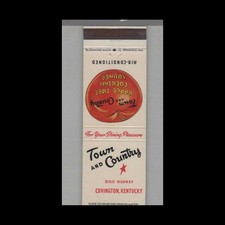 Matchbook cover town for sale  Raymond