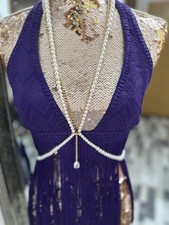 Bodykette swarovski perlen gebraucht kaufen  Karlsruhe
