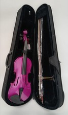 Gear4music violin purple for sale  RUGBY