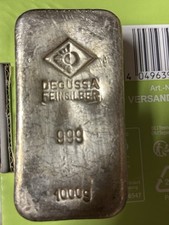 Silberbarren degussa feinsilbe gebraucht kaufen  Rheinbach