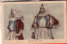 Cartolina costumi sardi usato  Montegranaro