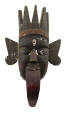 Ancien masque bois d'occasion  Ardres