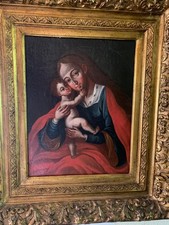 Fanciulla in rosso con bambino -  Olio su tela comprar usado Fanciulla in rosso con bambino -  Olio su tela comprar usado  Enviando para Brazil