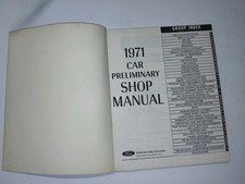 1971 ford car manual for sale 1971 ford car manual for sale Des Moines