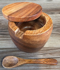 Tampa giratória de madeira redonda adega de sal caixa de especiarias com colher de madeira rústica country comprar usado Tampa giratória de madeira redonda adega de sal caixa de especiarias com colher de madeira rústica country comprar usado  Enviando para Brazil