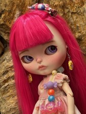 Boneca de arte personalizada Blythe boneca Blythe OOAK feita à mão rosa  comprar usado  Brasil 