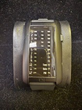 🔥 Futuristic 01 THE ONE Relógio LED Binary Time – Colecionável Digital Raro ⌚️💡, usado comprar usado  Enviando para Brazil