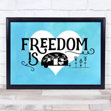 Freedom caravan blue for sale  UK