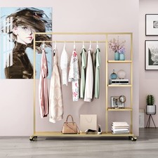 Gold clothing racks for sale  Brentwood