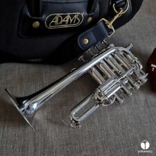 Usado, Adams AP1 CUSTOM série ouro latão sino piccolo trompete gig bag GAMONBRASS comprar usado  Enviando para Brazil