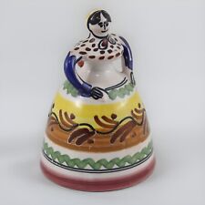 Campana Ceramica Talavera de la Reina con Forma de Mujer Pintada a mano Vintage comprar usado  Enviando para Brazil