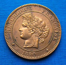 Centimes cérès 1890 d'occasion  Gan