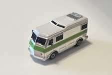 Autocaravana Micro Machines 1989 vintage cromo rayas verdes galoob segunda mano  Embacar hacia Mexico