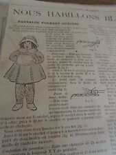 Patron original poupee d'occasion  France