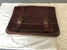 Vintage brown leather for sale  SKIPTON