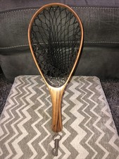 REDE DE PESCA VINTAGE BRODIN QUADRO DE MADEIRA MOSCA/TRUTA com CLIPE ORIGINAL LIMPO 17", usado comprar usado  Enviando para Brazil
