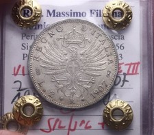 Veiii lire argento usato  Italia