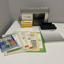 Nintendo 3DS Cosmo caixa preta, manual, inserções, base de carregamento e cartões AR comprar usado  Enviando para Brazil