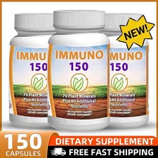 Usado, 1~3PACK IMMUNO 150 THE ULTIMATE MULTI VITAMINA, REFORÇO IMUNOLÓGICO, Expira em 2027, 150-CAP comprar usado  Enviando para Brazil
