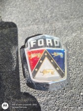 Emblema Ford vintage original dos anos 1950 emblema com moldura ornamento ANTIGO comprar usado  Enviando para Brazil