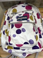 Mochila JanSport pontos coloridos tamanho completo mochila estudantil modelo escolar TDN7, usado comprar usado  Enviando para Brazil