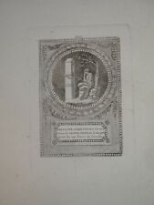 Belle gravure xviii d'occasion  Périgueux