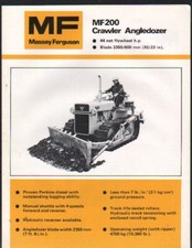 mf 200 crawler for sale mf 200 crawler for sale DRIFFIELD