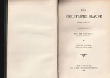 Christliche glaube 1912 gebraucht kaufen  Wittenberg