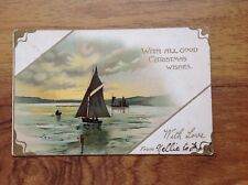 Vintage christmas sailing for sale  ST. ALBANS