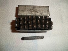 Alte schlagbuchstaben punzen gebraucht kaufen  Sebnitz