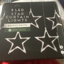 Led star curtain for sale  BURY
